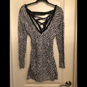 Zebra print Guess dress